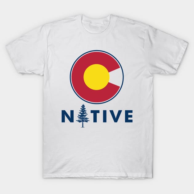 Colorado Native T-Shirt by MrHolmesy